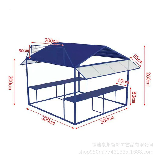 Blue, 300×300×260cm
