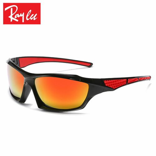 Junlai New Polarized Colorful Night Vision Sports Sunglasses Trendy Men's Casual Outdoor Cycling Sunglasses D530