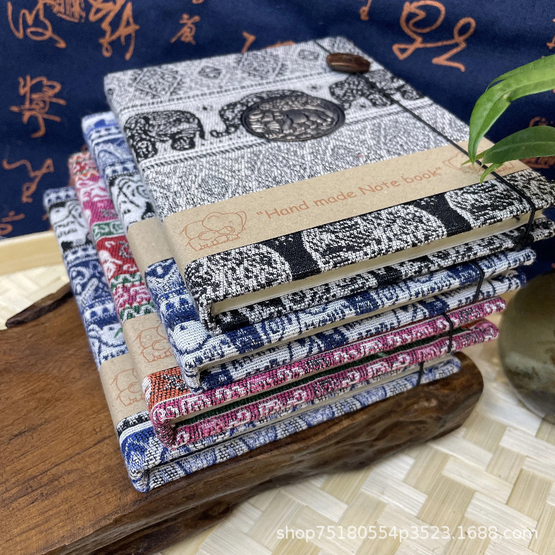 Thai elephant dung paper notebooks wholesale portable handmade cute small notebooks travel graduation souvenirs cultural and creative store Thai elephant dung paper notebooks wholesale portable handmade cute small notebooks travel graduation souvenirs cultural and creative store