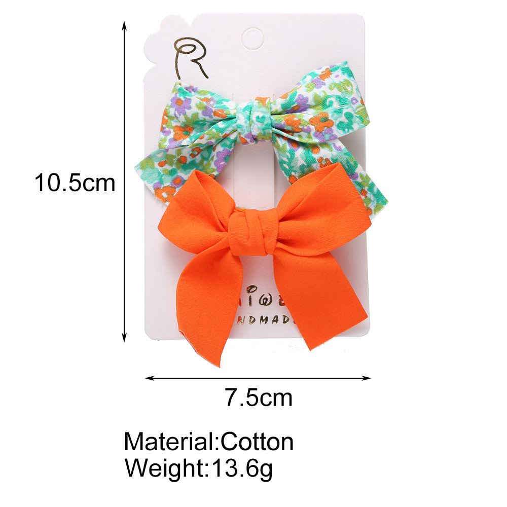 Cute Floral Bow Hairpin display picture 1