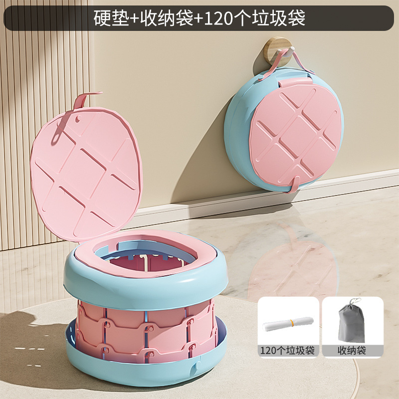 Inodoro plegable para niños orinal portátil para hombres de los niños orinal al aire libre inodoro de viaje para bebé