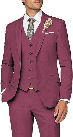 Nuevo traje de hombre conjunto de tres piezas casuales de negocios banquete de baile delgado traje de boda vestido de playa