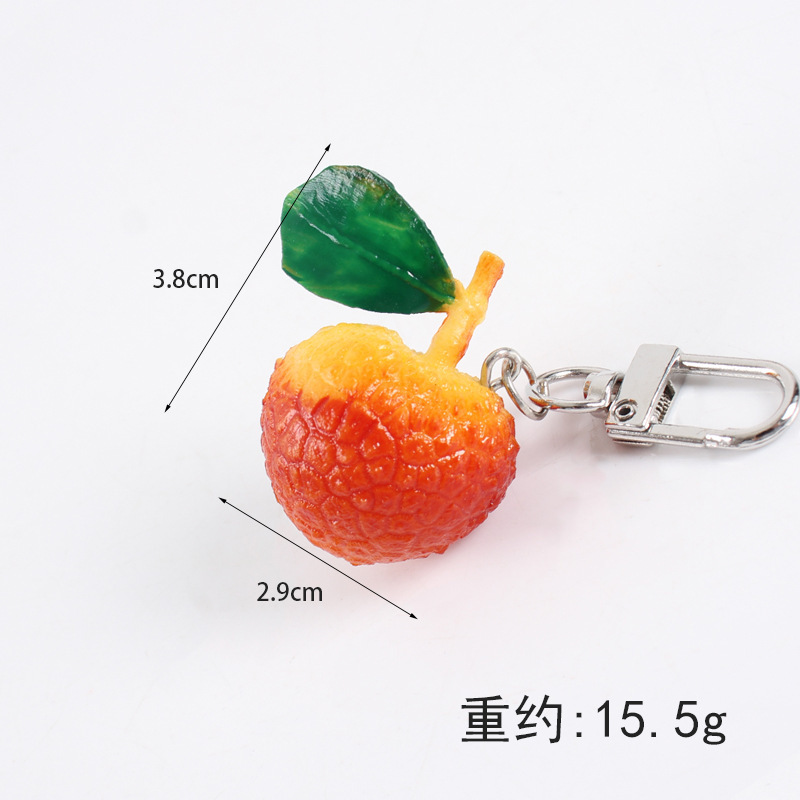 イチゴのスイカのリンゴのみかんのバナナのライチのキーホルダーのアイデアをシミュレーションします。|undefined