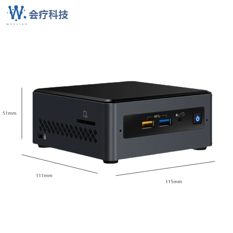 intel英特尔 7-го поколения офисный мини-хост June Canyon NUC7CJYH/8G памяти/128SATA