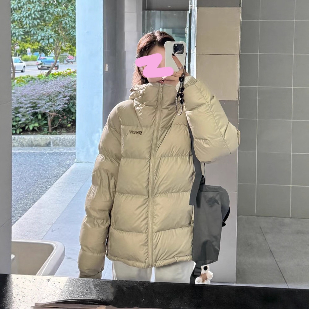 Northeast Thickeneded Warm Tall White Duck down Jacket Women's Winter Short 2025 New College Student Jacket