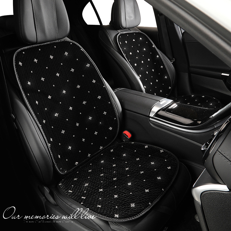 冬季毛绒汽车坐垫五座主驾驶座垫2025新款座椅套冬天保暖加厚女士