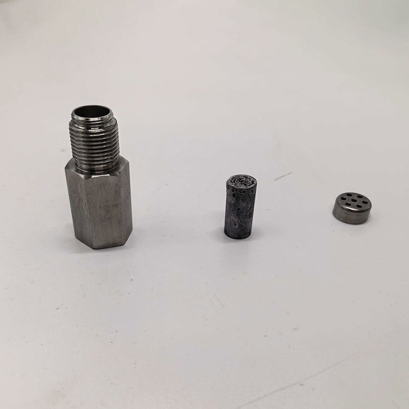 In-stock cross-border best-selling universal car modification accessories stainless steel sensor 180-degree extension connector M8*1.5