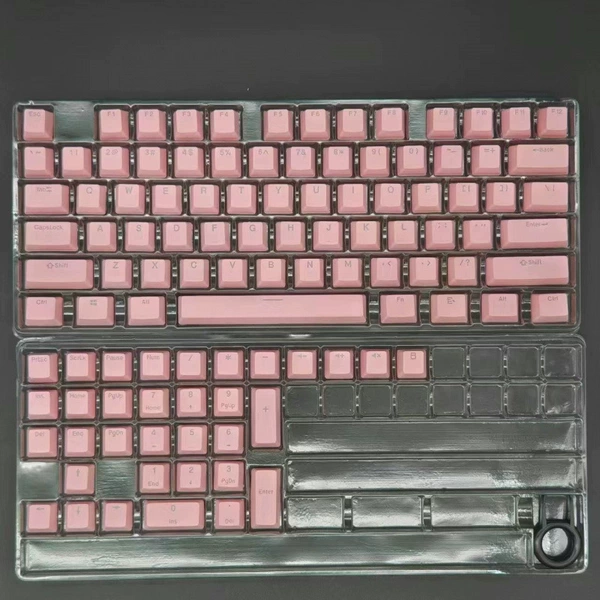 Dazzling powder engraved translucent keycaps 61/87/104 [Bag]