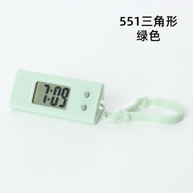 学生試験の小さい掛け時計の簡単なキーホルダーの携帯電子時計は時間の日のミニ電子時計を表示します。|undefined
