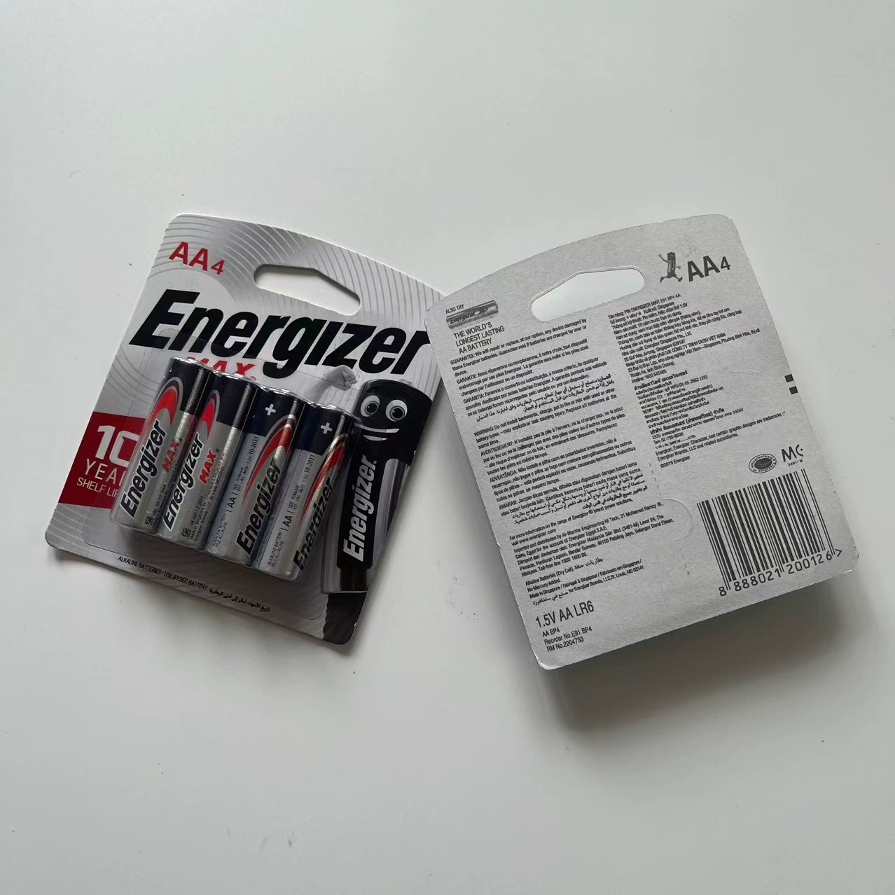 Energizer Power Щелочная № 5 № 7 № 57 ААА Батарея долговечна 1,5 В