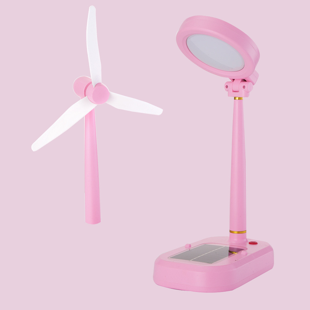 핑크 (태양 팬 테이블 램프 조합)