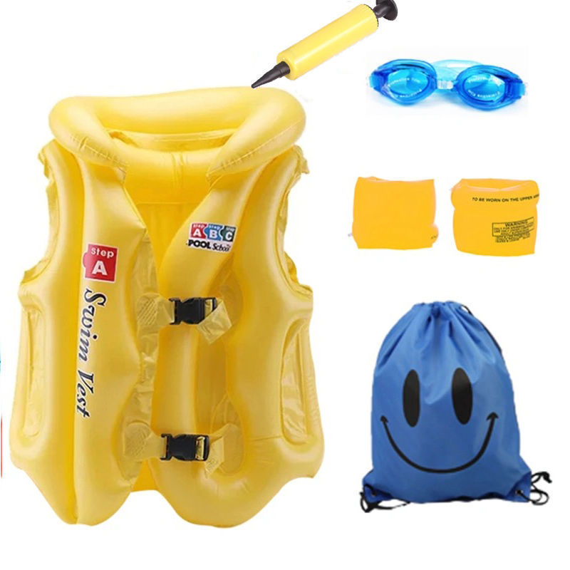 노란색 수영복-4종 세트