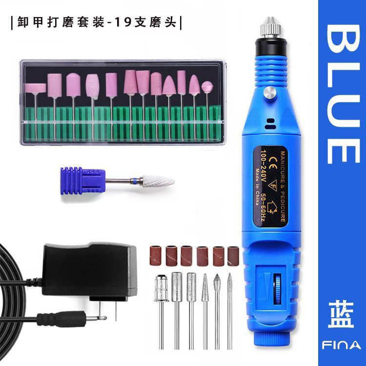 Lijadora de uñas portátil, lijadora de pulido y tallado de uñas, pluma de regulación de velocidad eléctrica, pluma de rectificado de uñas portátil