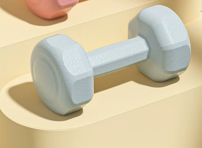 Dambıl kadın fitness ekipmanları ev çocuk kauçuk kaplı erkek kol kas eğitimi kettlebell yoga küçük dambıl spor seti