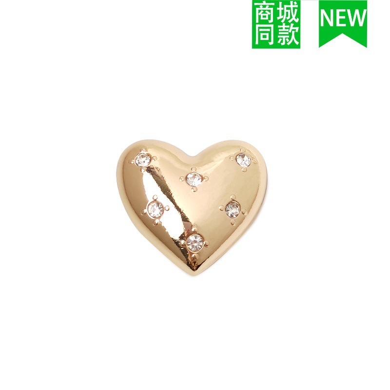クロスボーダー卸売新しいクロックスアクセサリー靴バックル金属レターチェーン適応クロス靴花 DIY アクセサリー|undefined