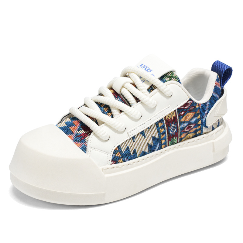 Primavera nuevos zapatos de panel de tela transpirable de cuatro estaciones para hombres, zapatos bajos casuales de todo fósforo para estudiantes de moda, zapatos deportivos de moda para hombres