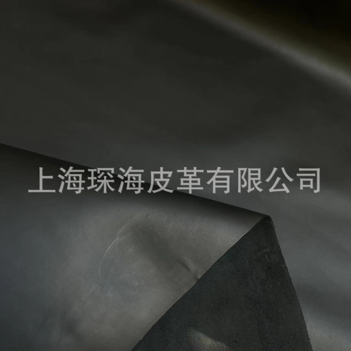 头层牛皮 皮革皮料 牛皮面料 整张牛皮  黑色