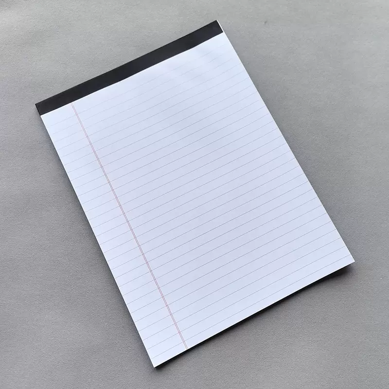 跨境亚马逊A4拍纸本上翻便签本横线笔记本草稿本简约计划本记录本
