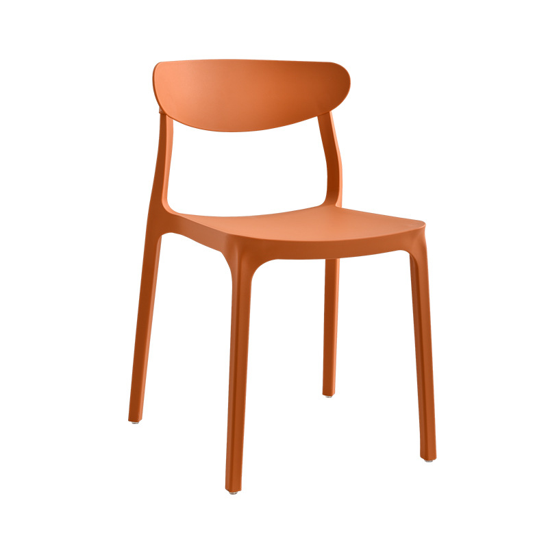 Mesa y silla sencillas escandinavas, silla de plástico, mesa y silla de comedor para cantina, restaurante de comida rápida, silla con forma de cuerno, cadena de catering, mesa y silla de comedor