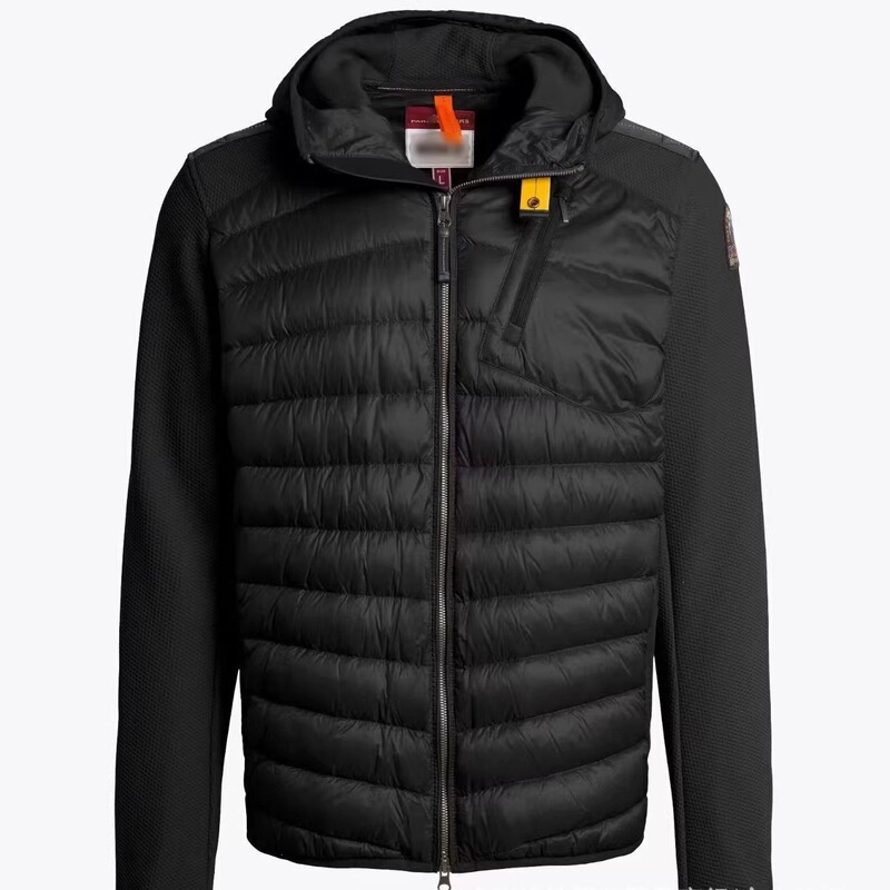 High-end cross-border skydiving men's hooded thickened white duck down quilted down jacket, windproof and warm, trendy coat