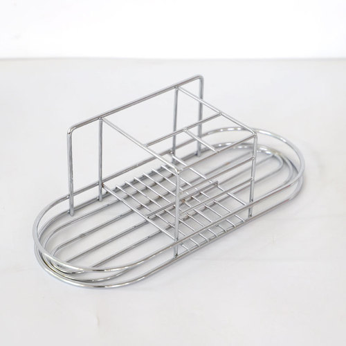 No punching and pasting wall-mounted mouthwash cup holder, Nordic iron toothbrush holder, tooth cup set rack