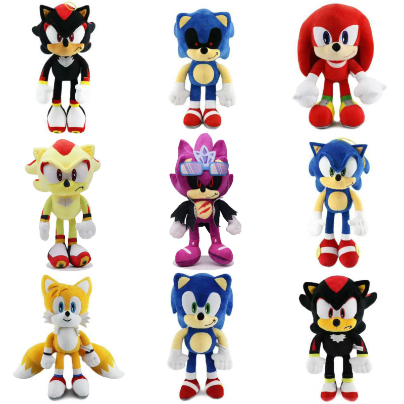 Sonic the Hedgehog Plush Backpack Doll Sonic Mouse Blazes Nekkets Dolls School Bag