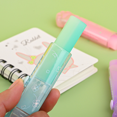 Cute cat paw fantasy jelly eraser for cleaning, retractable push-pull eraser without leaving any marks.