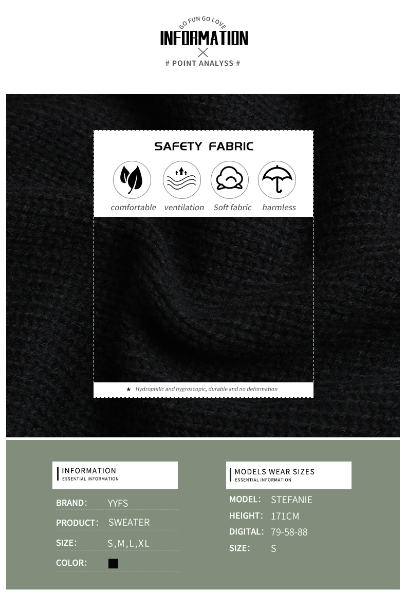 Pullover maglione sciolto a maniche lunghe con stampa leopardata a contrasto_voghion.com