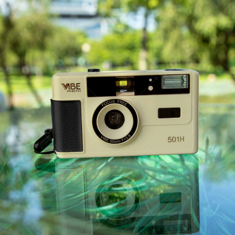 Новая немецкая камера VIBE 501F с ретро-накопителем и вспышкой, ностальгический подарок, 135 кинемат