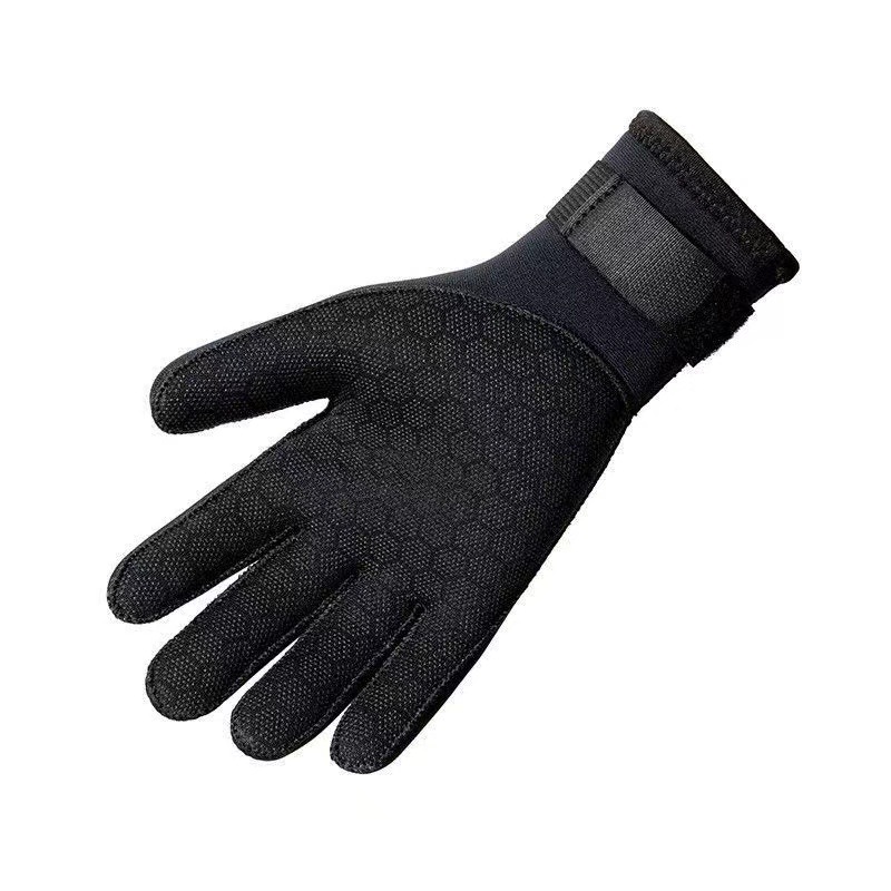 Black non-slip gloves, 3mm