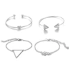 Triangle knot love bracelet 4 -piece set