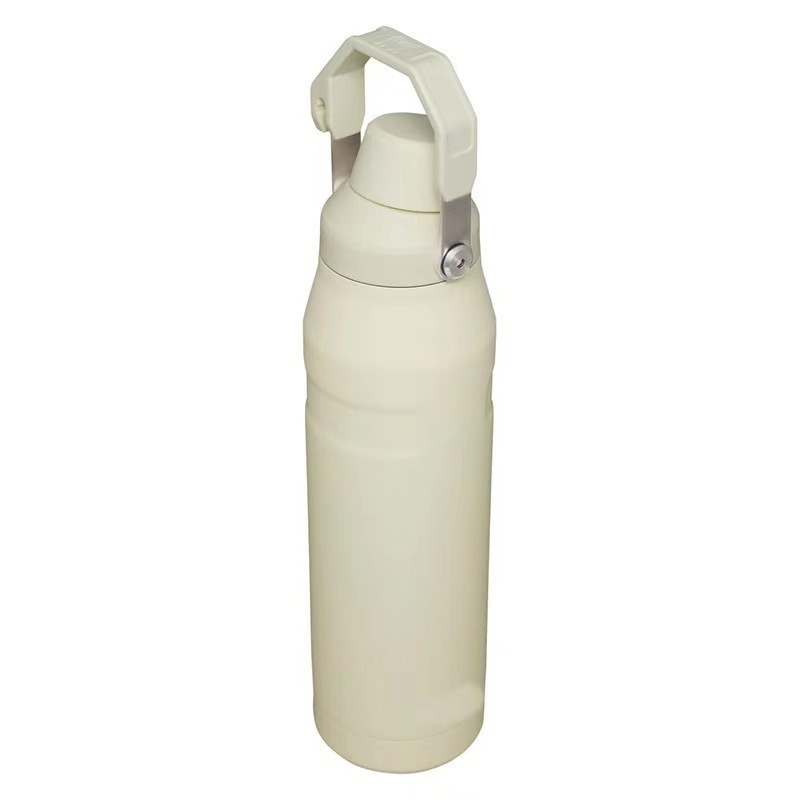 Explosión transfronteriza taza de buey de hielo al aire libre de alta capacidad de agua deportiva 304 taza de acero inoxidable de mano taza de automóvil no