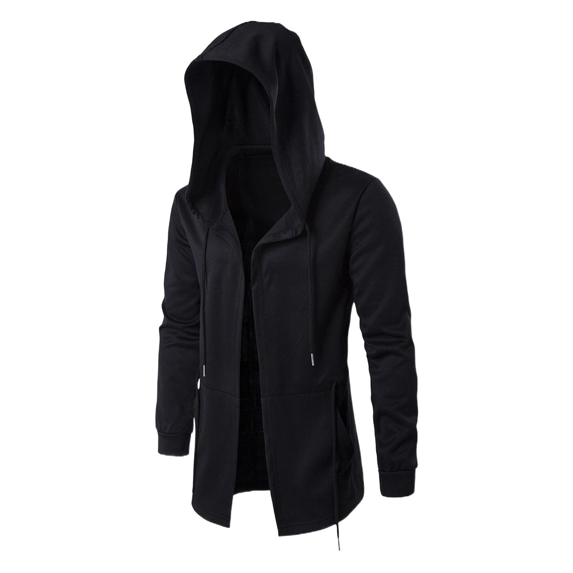 Otoño 2020 Dark Men's trench coat hombres manto mago capa con capucha más tamaño XD045