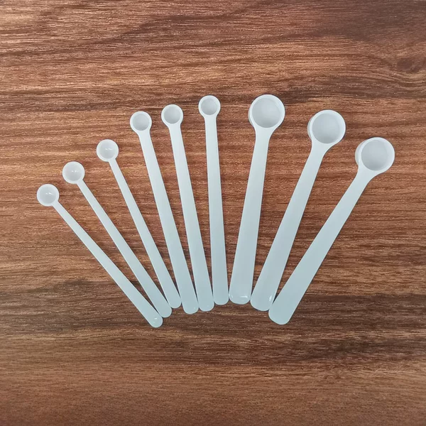 Creative Measuring Spoon 0.15/0.25/0.5ml Long-Handled Plastic Small Spoon for Controlling Salt Intake, Medicine Powder Spoon, Measuring Spoon