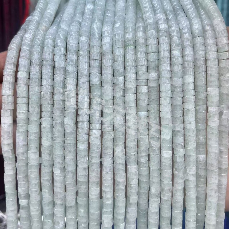 2*4mm天然石管珠隔片散珠玉髓青金水晶圆柱隔珠diy饰品配件批发|undefined