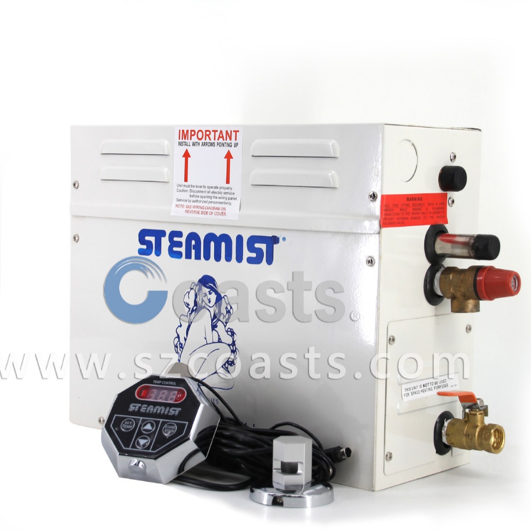 厂家桑拿房蒸汽机湿蒸浴蒸汽发生器湿蒸电加热STEAMIST家用商用