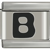 0368-검은색 문자 B