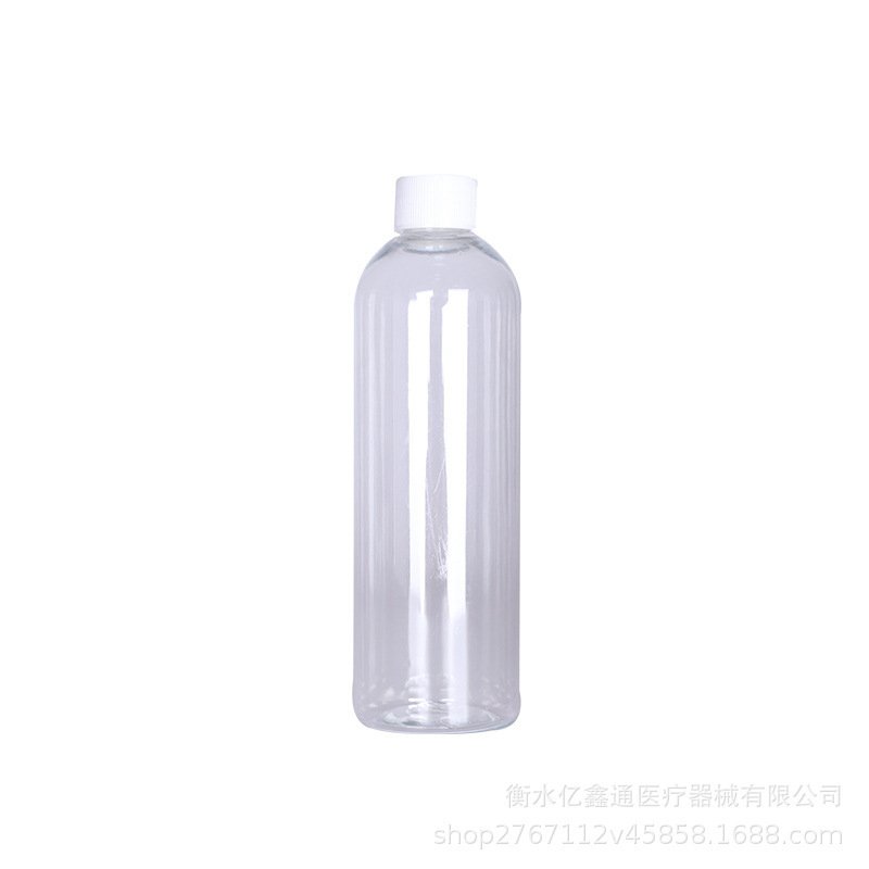 スポット150 ~ 500mlの透明な細いプラスチックの瓶petの分注の瓶の白い蓋の小さい口の密封のサンプルの瓶|undefined