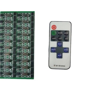 LED RF mini wireless 11 key monochrome control panel PCBA monochrome dimming