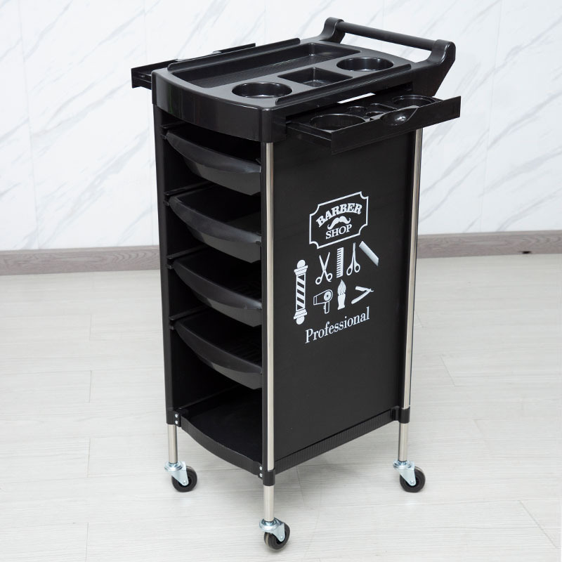 Barbería de belleza carro barbería herramientas de herramientas de herramientas de corte de alta calidad salón de belleza armario de herramientas especial armario de almacenamiento