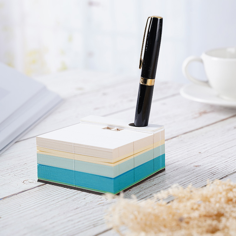 Tallado en papel 3D Heaven Palace Que Notas tridimensionales Estilo nacional Arte Calendario de Taiwán Desgarro a mano Adhesivos lindos de alto valor