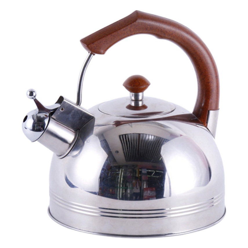 Hervidor Silbante de Acero Inoxidable KV-518 de 3L, Compatible con Gas e Inducción, para Cocina