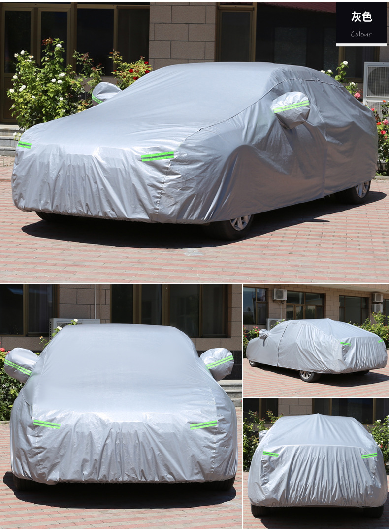 Car Cover, Sun Protection, Rain Protection, Hail Protection, New Thickened Model, Suitable for Thousands of Car Models, Heat Insulation, Car Sunshade Cover