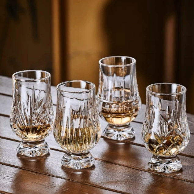 Американский стеклянный ароматный стакан Дегустационный бокал домашнего виски Винный бокал