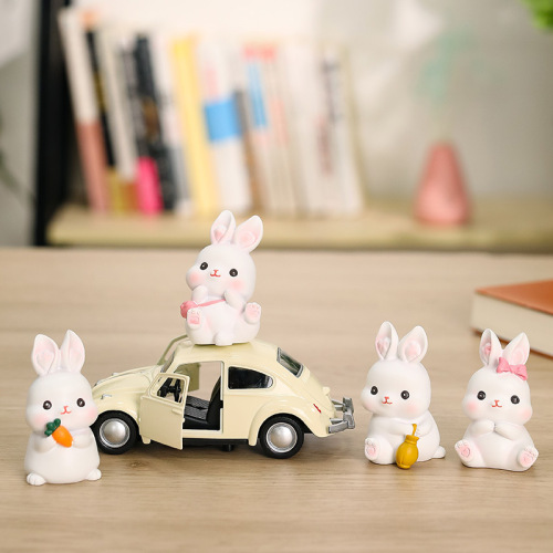 Creative cute little rabbit crafts ornaments Teacher's Day gifts teacher best friend colleagues birthday gift decorations