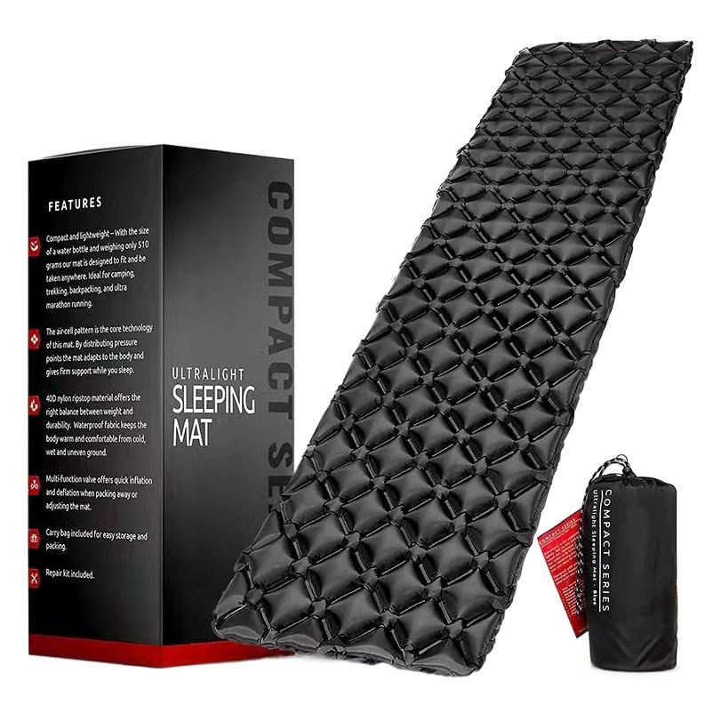 アウトドア装备美行者超軽量折りたたみエアーマットアウトドアテント寝具ナイロンtpuインフレータブルビーチマット