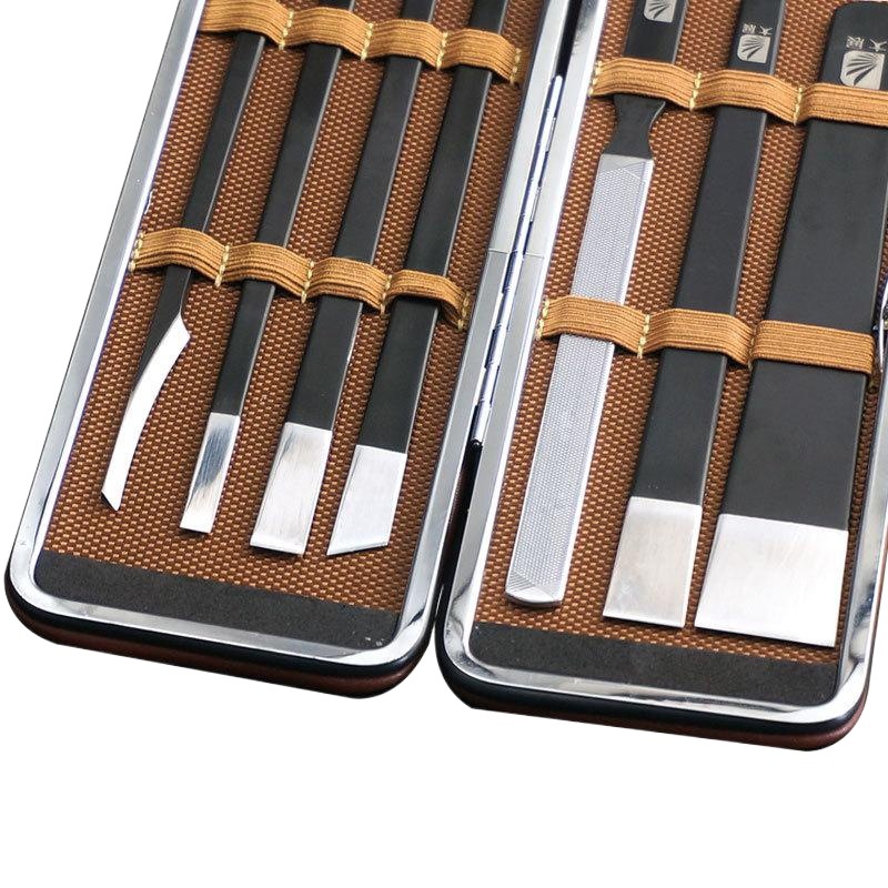 Cross-Border High Manganese Steel Pedicure Knife to Remove Dead Skin, Scissors to Repair Calluses, Pedicure Knife, Seven-Piece Manicure Set, Yangzhou Three Knives
