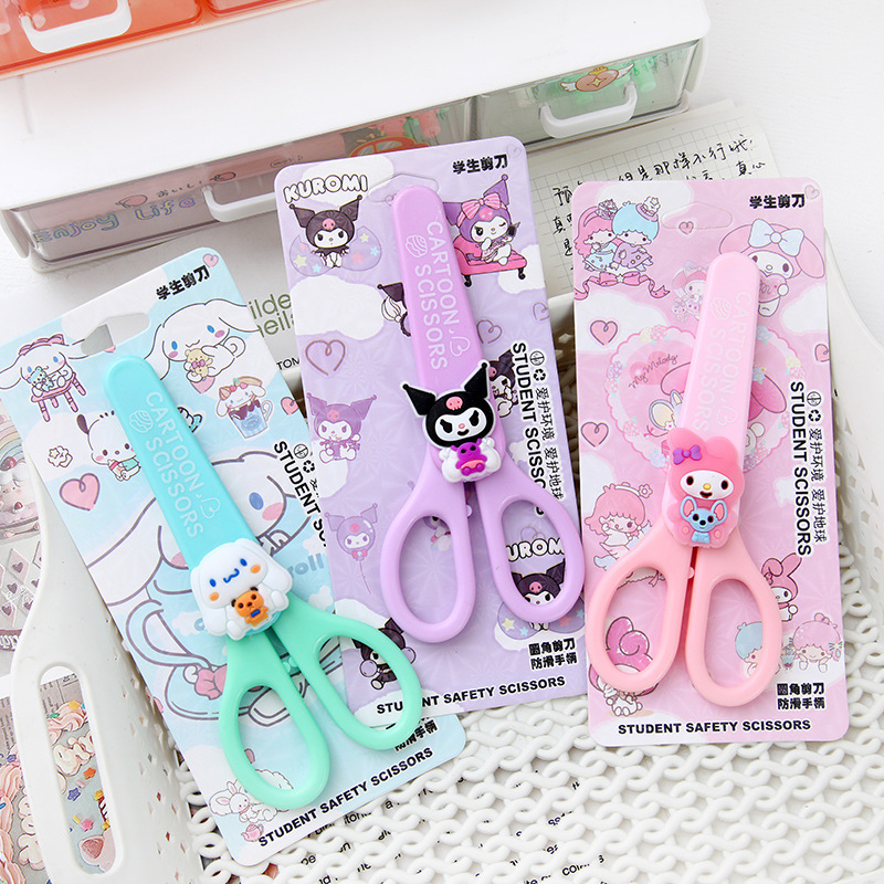 Nuevas tijeras de Kitty estudiantes como dibujos animados tijeras hechas a mano creativas tijeras de corte de alto valor al por mayor