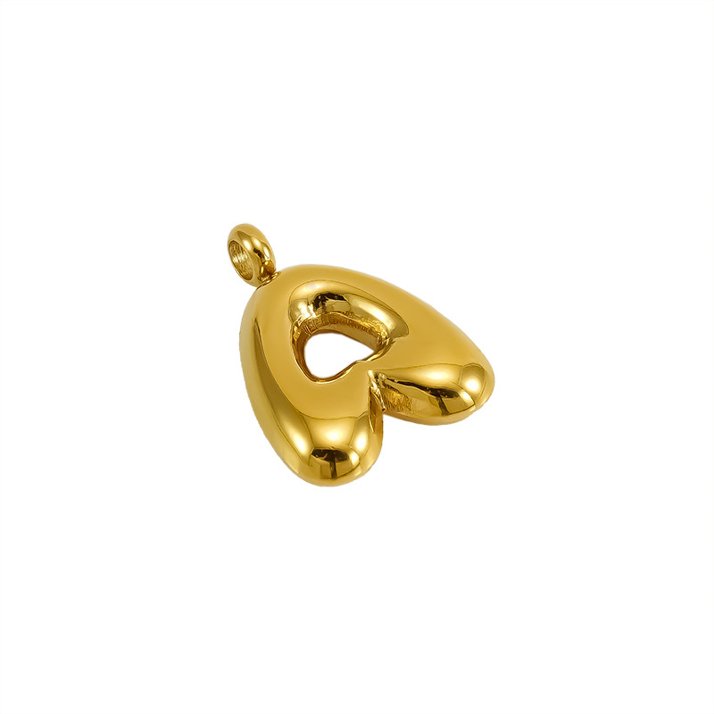 Unisex Gender 1 Piece 304 Stainless Steel Bubble Letter Pendant