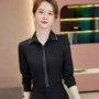 职业收银春秋新款衬衫